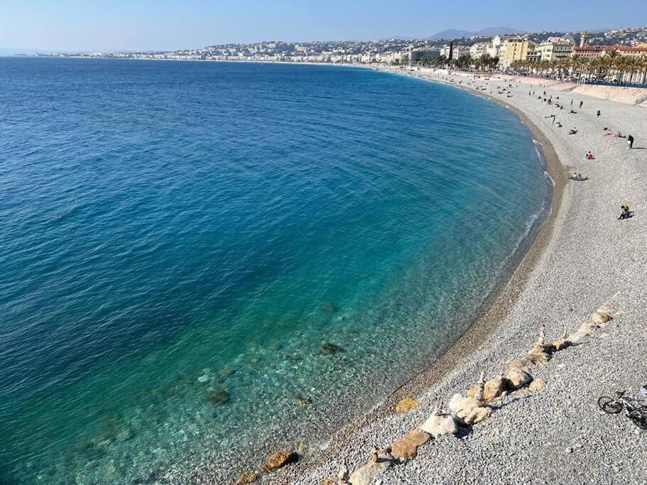 Bd Grosso Apt 4 Prs, 300M Plage, Clim, Parking Ница Екстериор снимка